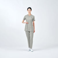 住商モンブラン パンツ レディス 半ゴム ブルーグレー S UM700-4/0 1枚　スクラブ（直送品）