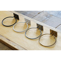 ポッシュリビング ドライヤーホルダー アンティークゴールド W10×D12×H4cm アイアン 63503 1個（直送品）