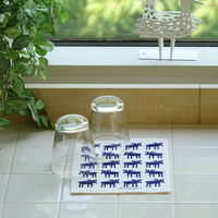 （100%天然素材）スポンジワイプ S 北欧ふきん セルロース 抜群の吸水力 ベングト＆ロッタ ムース ネイビー 1個 イーオクト