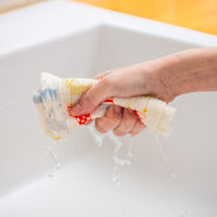 【100%天然素材】 スポンジワイプ L 水切りマット セルロース 抜群の吸水力 キャッツ マルチカラー1個 イーオクト