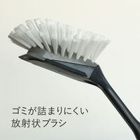エコンフォートハウス スウェーデン王室御用達 北欧 ディッシュブラシ キッチンブラシ コゲ落とし グレー 1個 イーオクト