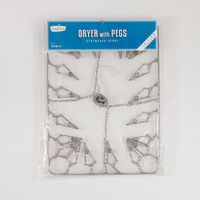 フレディレック ステンレス 洗濯ハンガー 角ハンガー 20ピンチ 1セット（3個）