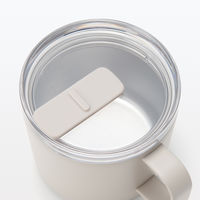 無印良品 目盛り付き 保温保冷 蓋付きマグカップ グレーベージュ 250mL 良品計画