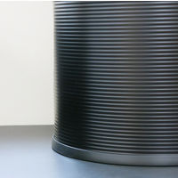 ぶんぶく 傘立て アンブレラスタンド ウェーブ ブラック BK 18本用 USR-S-60 1個（直送品）