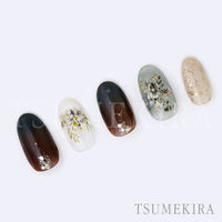 TSUMEKIRA(ツメキラ) ネイルシール RIEプロデュース2 grass garden NN-RIE-102 1セット(3枚)（直送品）