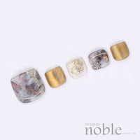 イングカワモト TSUMEKIRA(ツメキラ) ネイルシール noble silk line NO-RIE-101 1セット(3枚)（直送品）