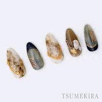 TSUMEKIRA(ツメキラ) ネイルシール effrontee kyokoプロデュース Miss Beaute ピンクゴールド SG-EF（直送品）