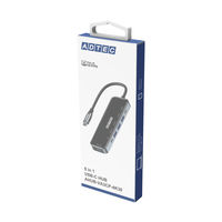 6in1 USB-C HUB USB-C/PDin/4K AHUB-VA3CP-4K30 1個