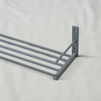 ポッシュリビング シェルフ ライトグレー W46.5×D10.3×H8.5cm アイアン 63866 1個（直送品）