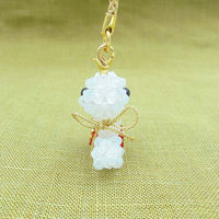 ホビックス HOBBIX ビーズキット 京・金運白へび根付け BK-132 BK132 1セット(3個)（直送品）