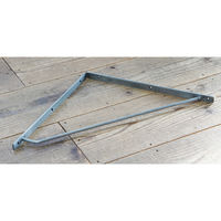 ポッシュリビング ブラケットLL シルバー W2×D37×H37cm アイアン 63695 1個（直送品）