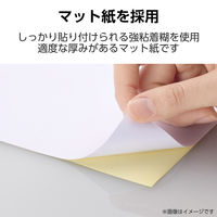 ラベルシール 表示・宛名ラベル プリンタ兼用 ノーカット 50シート エレコム EDT-ECNL1S50 1個（直送品）