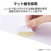 ラベルシール 表示・宛名ラベル プリンタ兼用 24面 A4  上下余白 22シート エレコム EDT-ECNL24AS22 1個（直送品）