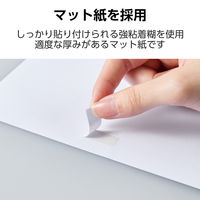 ラベルシール 表示・宛名ラベル プリンタ兼用 92面 A4  角丸 10シート エレコム EDT-ECNLR92S10 1個（直送品）