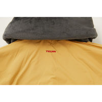 ヒューマンシップス テイジン 速暖半天 すぐぽか チャコールグレー/キャメル S~M a3363411 1枚（直送品）