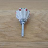 ポッシュリビング セラミックノブ φ3cm×D3cm セラミック/アイアン 30591 1セット(2個)（直送品）