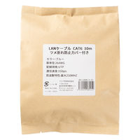 アスクル限定　CAT6 LANケーブル 10ｍ ツメ折れ防止 スタンダード ASーLAN6ーSー10 ブルー 1本 オリジナル