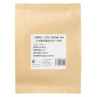 アスクル限定　CAT6A LANケーブル 5ｍ ツメ折れ防止 スタンダード ASーLAN6AーSー05 ブルー 1本 オリジナル