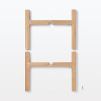 無印良品 木製スタンド 大 ペットフードボウル用 約２０．５×２０．５×高さ１６ｃｍ 良品計画