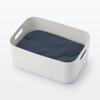 無印良品 丸洗いできる ペット用ミニクッション ネイビー 良品計画