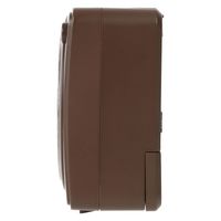 ノア精密 MAG（マグ）電子音目覚まし時計 ミニモク ブラウン 幅65×奥行40×高さ70mm[ アナログアラーム] 1個