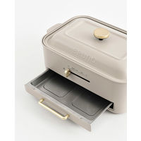 BRUNO コンパクトグリルホットプレート(グレージュ) BOE109-GRG 1個