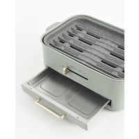 BRUNO コンパクトグリルホットプレート(グリーン) BOE109-GR 1個