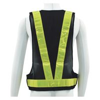 ヤマショウ 蛍光安全反射ベスト オレンジxイエロー YCO-003ORYE 1個（直送品）