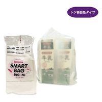 ハウスホールドジャパン レジ袋ひも付き M●10個セット 4580287316552 1セット(10個入)（直送品）