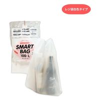 ハウスホールドジャパン レジ袋ひも付き L●10個セット 4580287316569 1セット(10個入)（直送品）