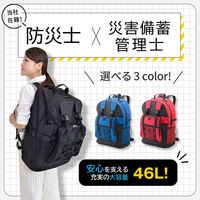 3日間を生き延びる防災セット 2人用 レッド 防災リュック 防災セット 防災グッズ 防災ラジオ 非常食 保存水（直送品）