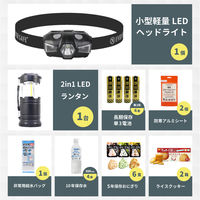 防災セット 中身だけ 2人用 防災士監修 非常用持ち出し袋 非常食 保存水 簡易トイレ 救急セット 警戒レベル3（直送品）