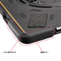 サンワサプライ iPad Air 13インチ（M2/2024）用耐衝撃ケース PDAーIPAD2117BK 1個（直送品）