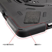 サンワサプライ iPad Air 11インチ（M2/2024）用耐衝撃ケース PDAーIPAD1717BK2 1個（直送品）