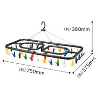 シービージャパン ジャンボ角ハンガー36 1個