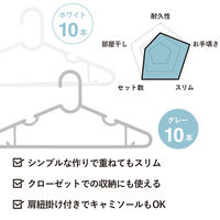 シービージャパン The hangers スリムハンガー20P 1個