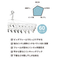 シービージャパン The hangers ランドリーハンガー60P 1セット（3個）