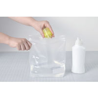 ストリックスデザイン つけ置き洗い ジッパーバッグ ミニ 4P 1箱（4枚入）