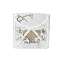 ストリックスデザイン WHITE LAUNDRY 角ハンガー　ピンチ32P SBー092 1セット（3個）