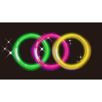 三洋堂　カラフルネオンブレスレット 3本入　1996　1セット（1袋（3本入）×25）