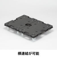 現場のチカラ Matakul 連結平台車 L 耐荷重100kg  樹脂板部に使用済みクリアホルダーからつくった再生材50%配合 1台 オリジナル