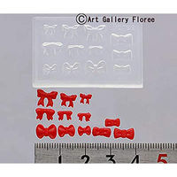 亀島商店 ラブリー レジンクラフト用 ソフトモールド リボン4タイプ Sサイズ 1個入 KAM-REJ-416 1セット(2個)（直送品）