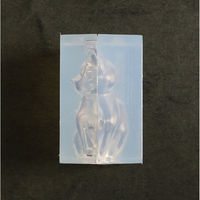 亀島商店 アニマル レジンクラフト用 ソフトモールド 猫Bタイプ Lサイズ 1個入 KAM-REJ-451 1セット(2個)（直送品）