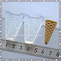 亀島商店 スイーツ レジンクラフト用 ソフトモールド コーンLL 1組入 KAM-REJ-458 1セット(2個)（直送品）