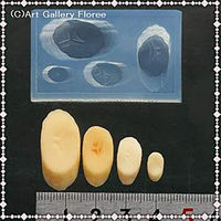 亀島商店 フルーツ レジンクラフト用 ソフトモールド スライスバナナ 1個入 KAM-REJ-492 1セット(2個)（直送品）