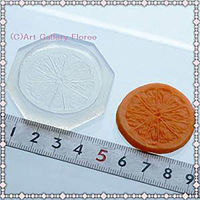 亀島商店 フルーツ レジンクラフト用 ソフトモールド スライスオレンジL 1個入 KAM-REJ-494 1セット(2個)（直送品）