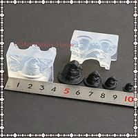 亀島商店 ハロウィン レジンクラフト用 ソフトモールド ハロウィンハット両面4サイズ 1組入 KAM-REJ-500 1セット(2個)（直送品）