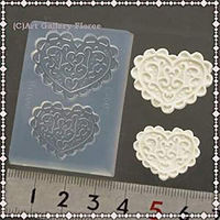 亀島商店 レジンクラフト用 ソフトモールド プレートシリーズ プレート ハート KAM-REJ-502 1セット(2個)（直送品）