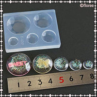 亀島商店 ビジュー レジンクラフト用 ソフトモールド ラウンド 1個入 KAM-REJ-572 1セット(2個)（直送品）