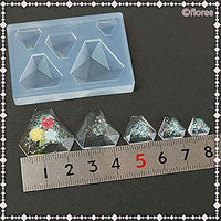 亀島商店 ビジュー レジンクラフト用 ソフトモールド トライアングル 1個入 KAM-REJ-581 1セット(2個)（直送品）